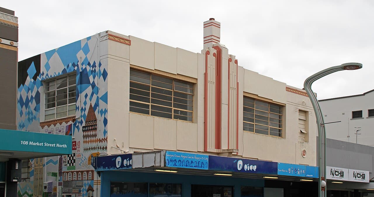 Art Deco style building in Hastings