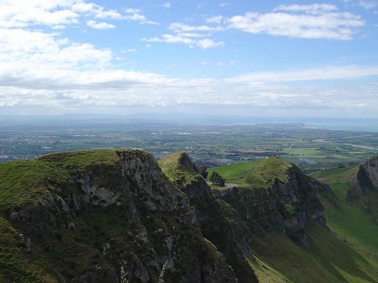 View from Te Mata Peak above Havelock North
