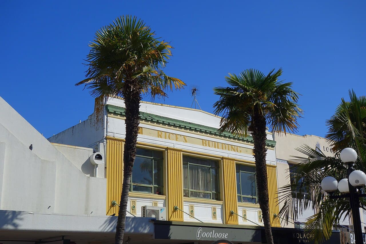 A heritage building in Napier