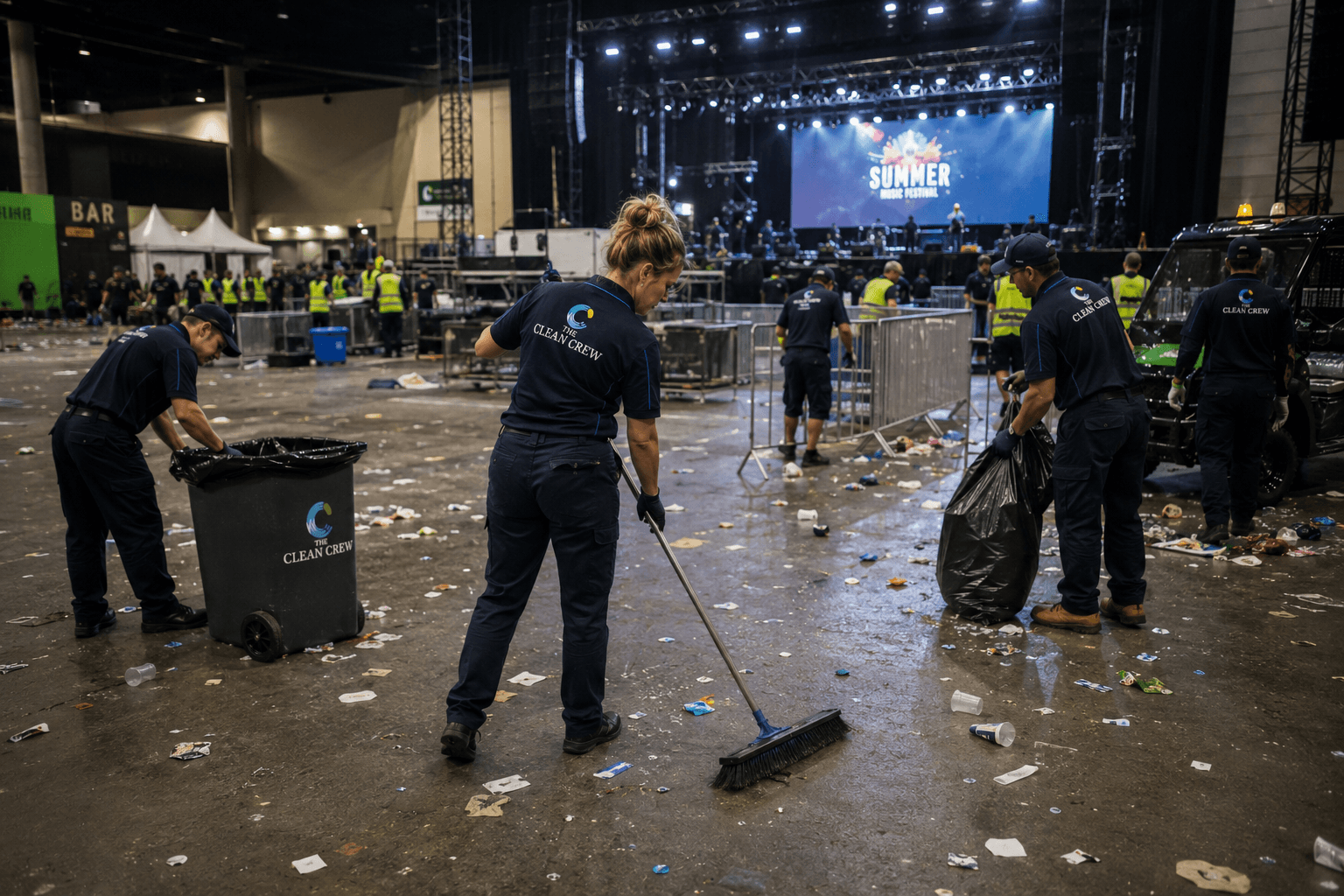 The Clean Crew providing event cleaning services in Hawke's Bay